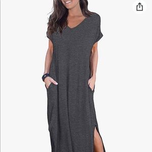 Grey maxi dress